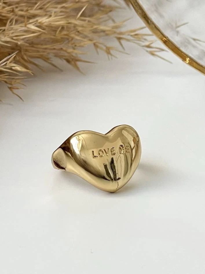 Каблучка "Love me Gold"