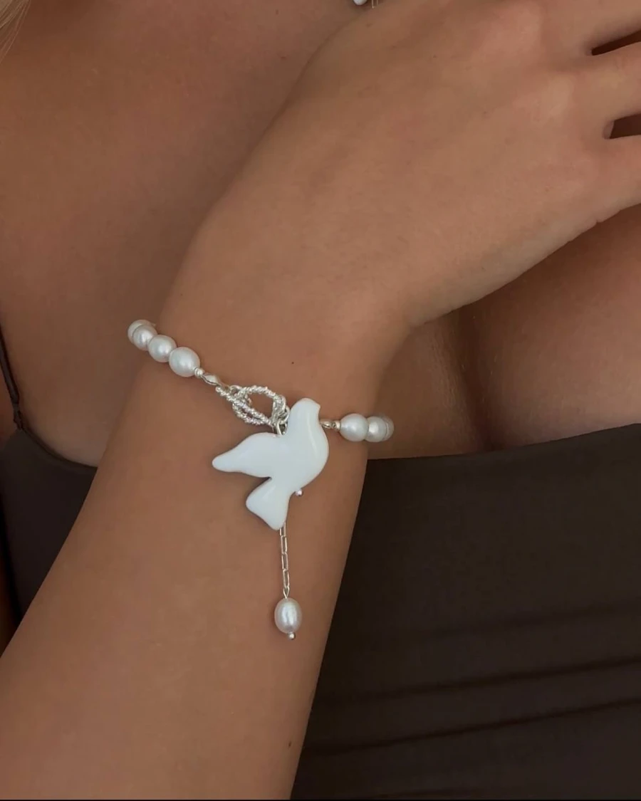 Браслет "Luxury Silver Горлиця"