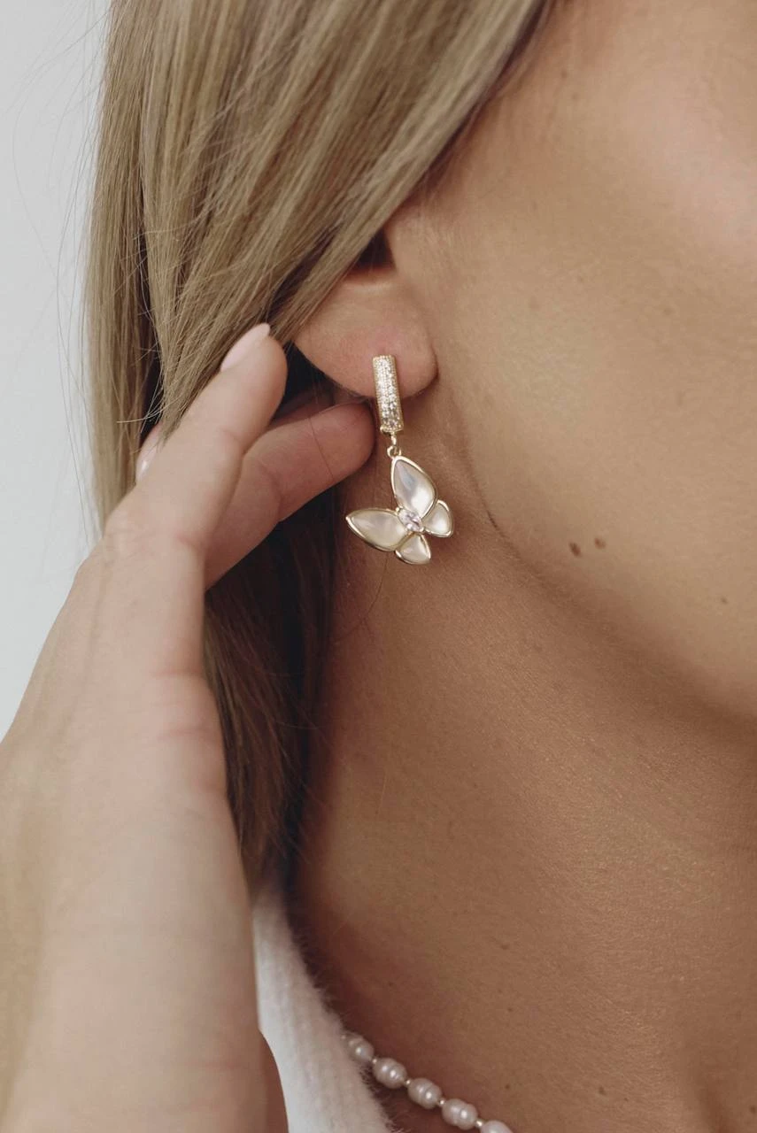 Сережки "Gold Butterfly"