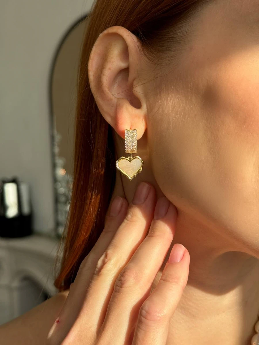 Сережки "Heart Vision"