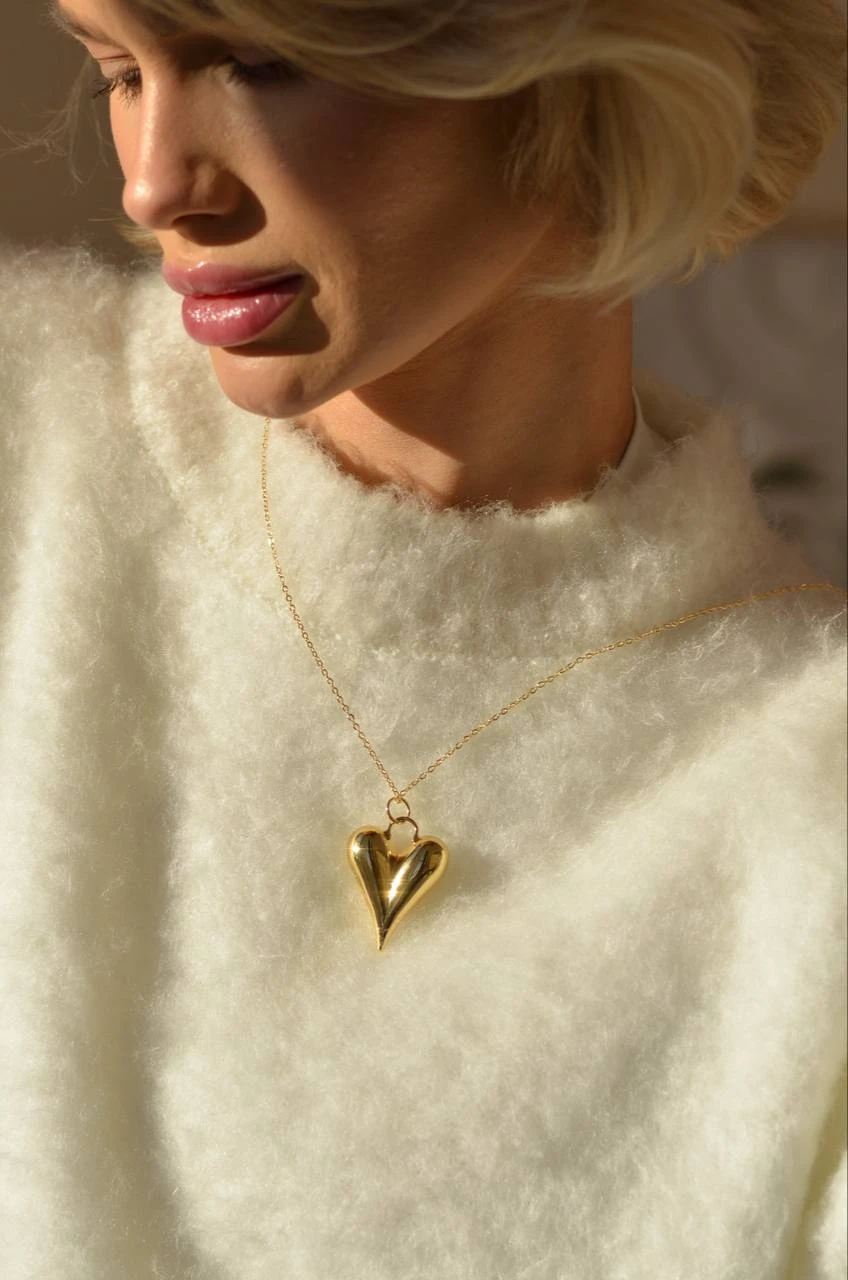 Кольє "Gold Long Heart"
