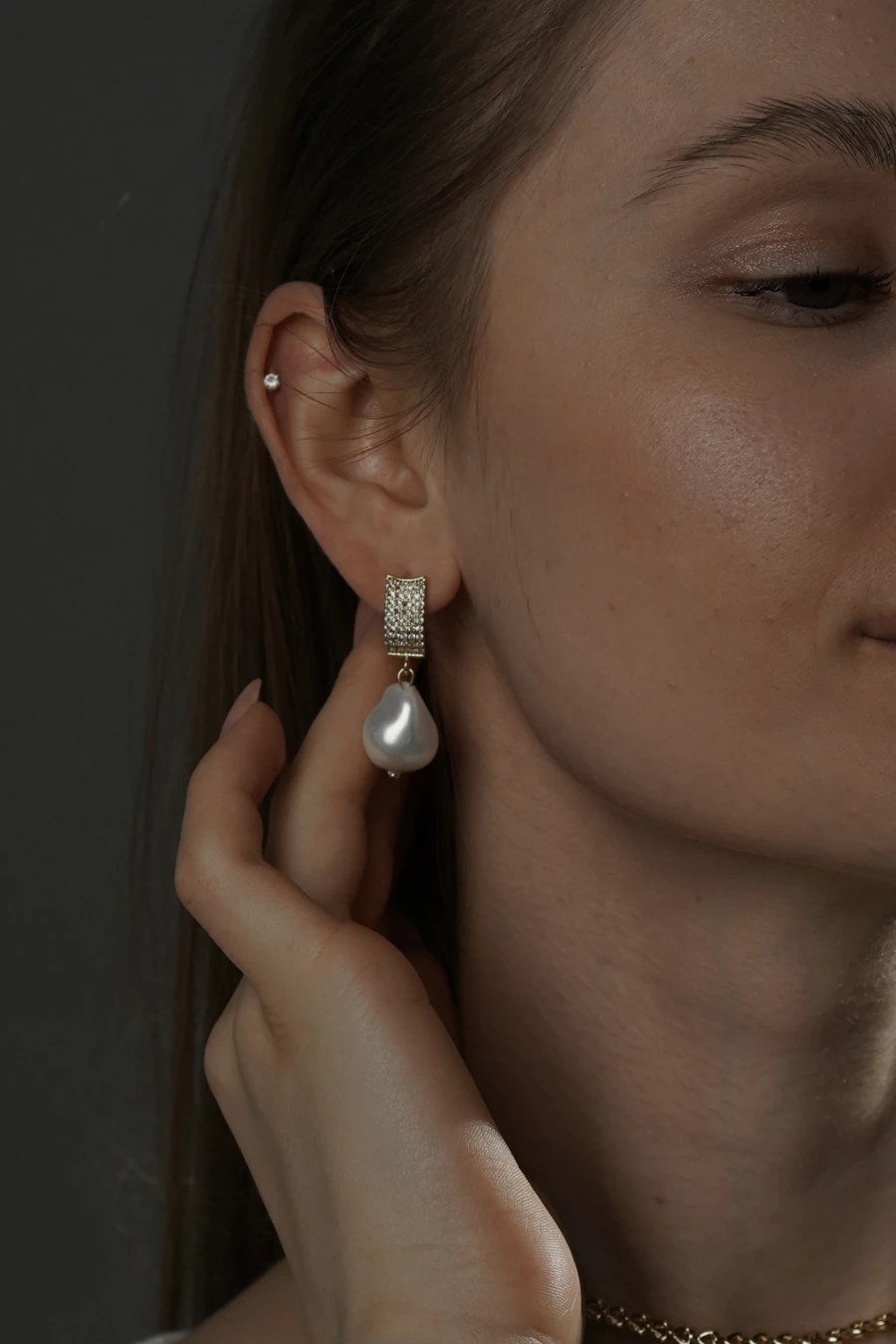 Сережки "Gold Crispy"