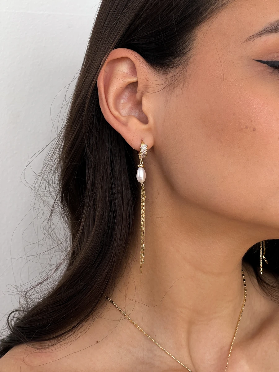 Сережки "Long Sparkling"