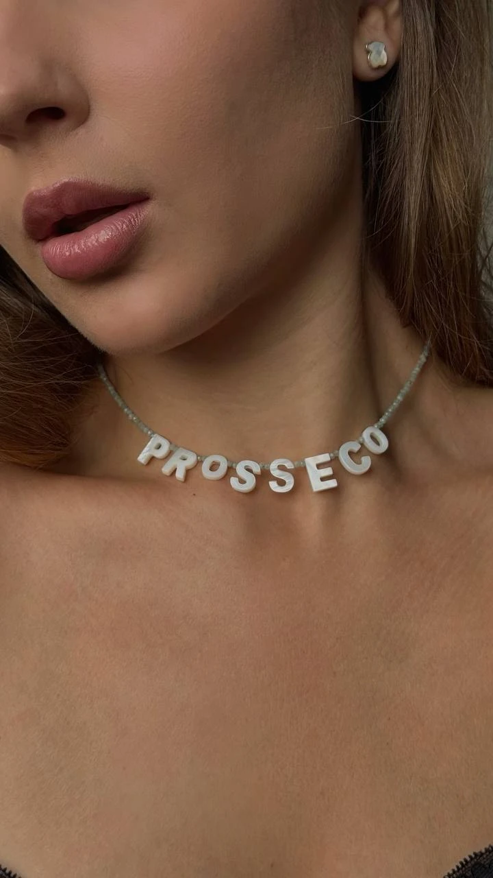 Кольє "Letter Prosecco"