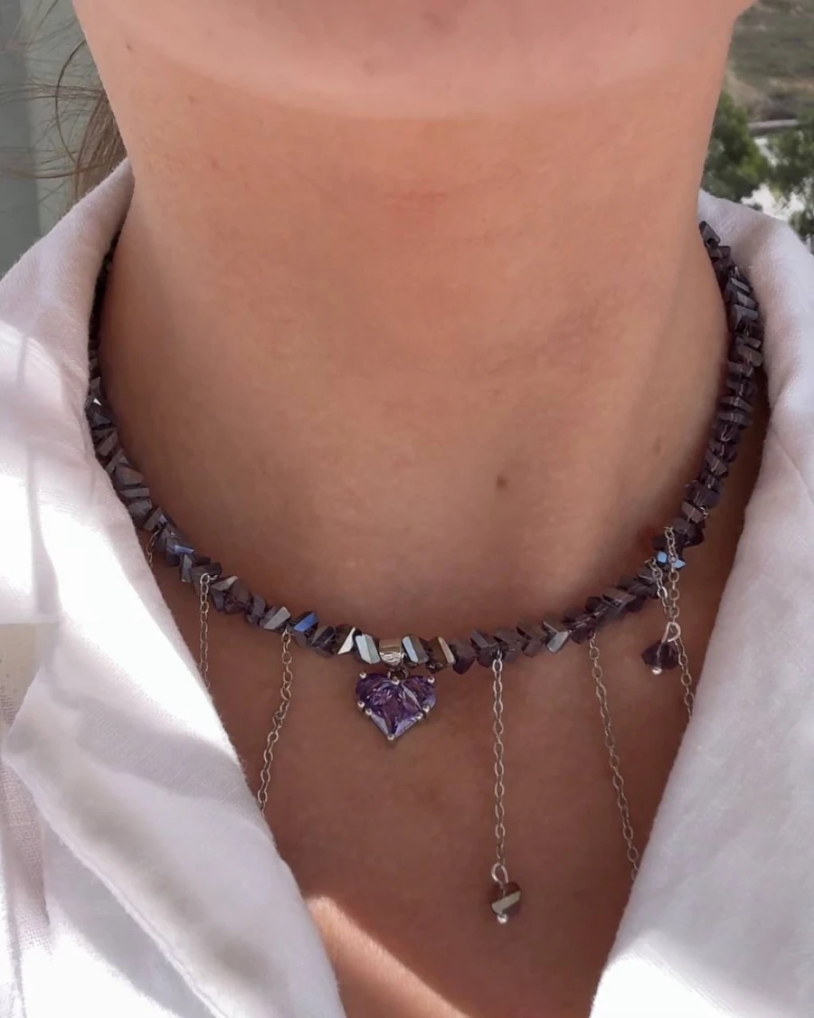 Кольє "Purple Sofi"