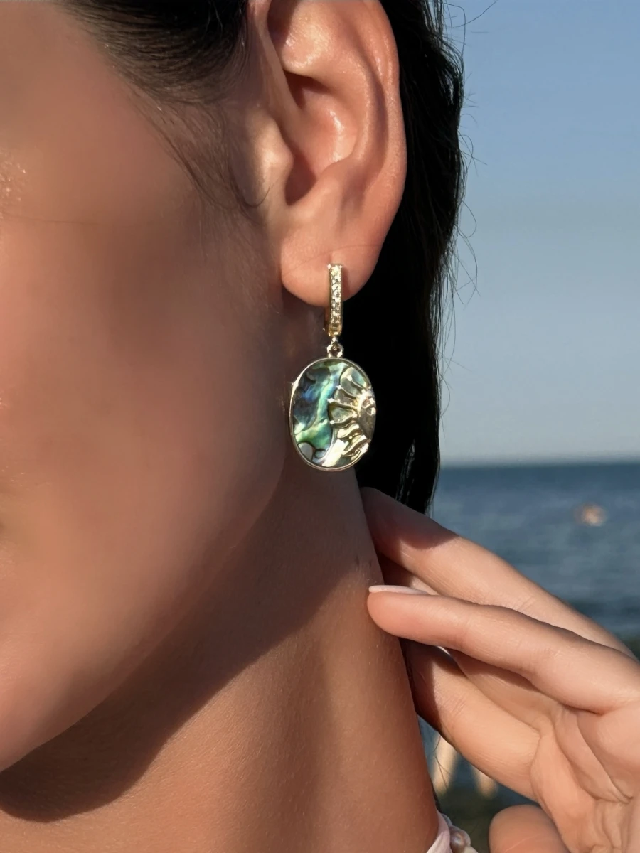 Сережки "Chrome Sun"