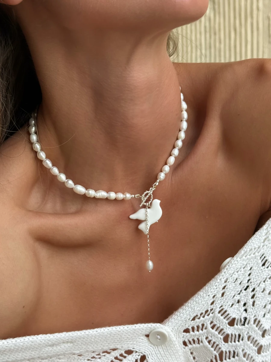 Кольє "Silver Горлиця"