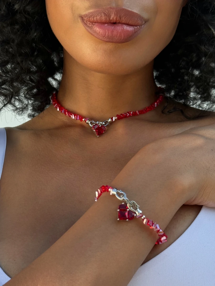 Браслет "Red Silver"